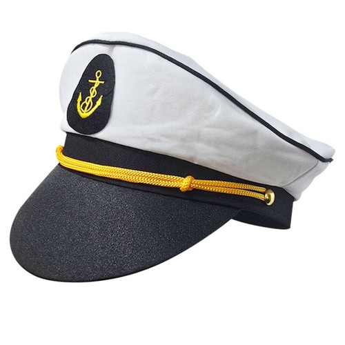 Navy captain hat - navy, adults