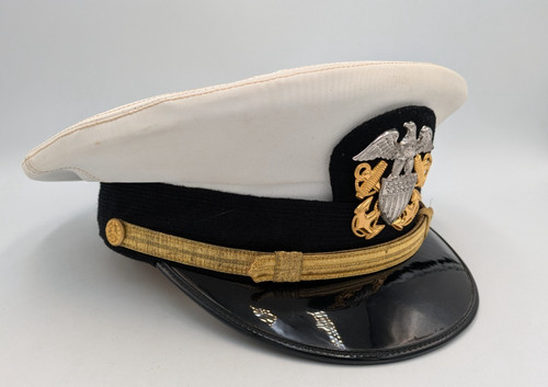 Navy officer white cap no - us,