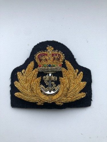 Royal navy officer cap - royal, badge